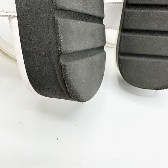 Marc Fisher Kizzy Sandal White Studded Platform Chunky Strap Sz 8 - Picture 9 of 11